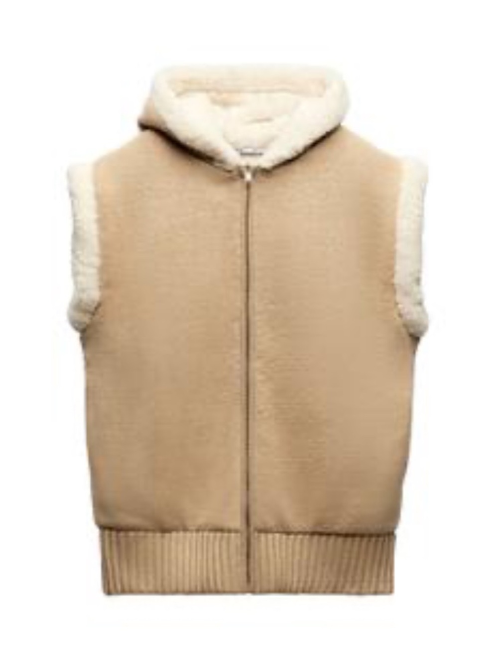 ZARA FLEECE KNIT VEST